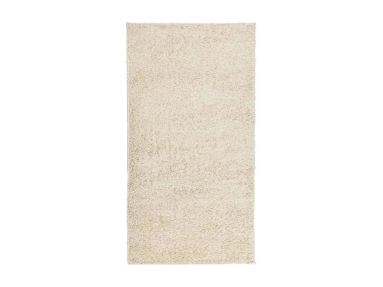 Tapis shaggy à poils longs moderne doré 80x150