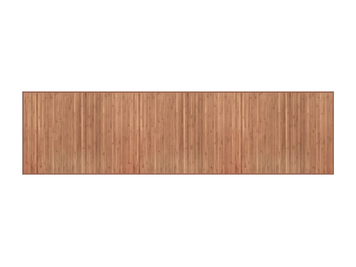 Tapis rectangulaire naturel 80x300 bambou