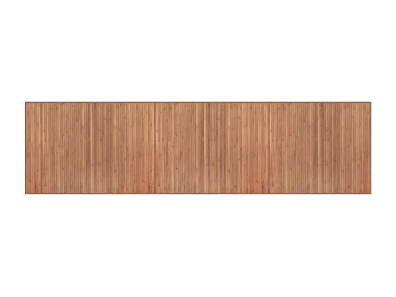 Tapis rectangulaire naturel 80x300 bambou