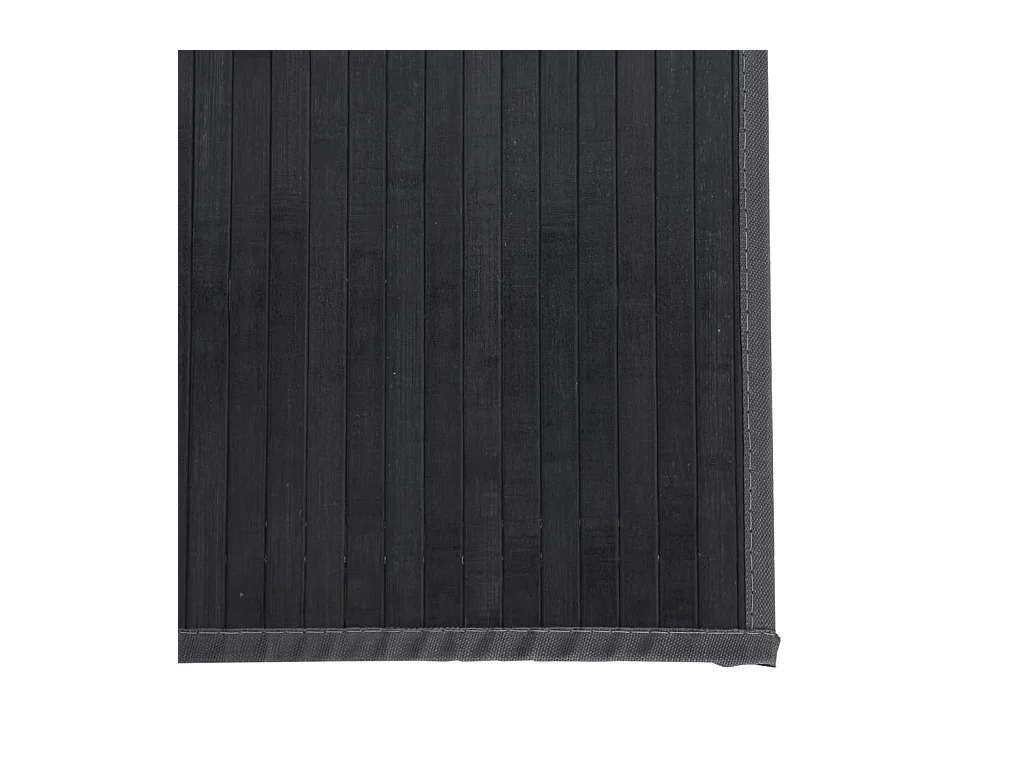 Tapis rectangulaire gris 100x1000 bambou