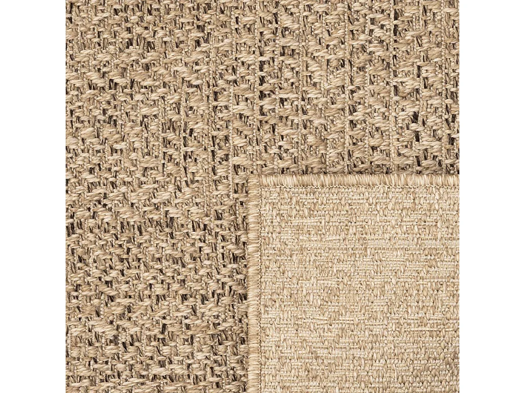 Tapis 120x170 aspect jute intérieur et extérieur