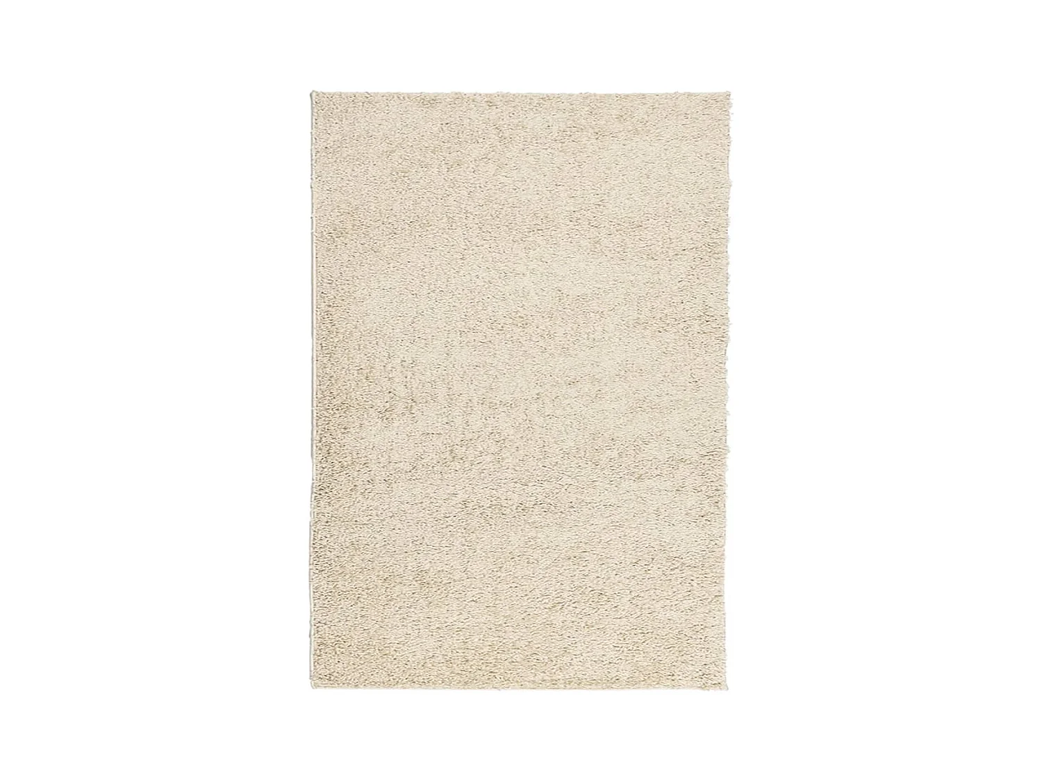 Tapis shaggy à poils longs moderne doré 120x170