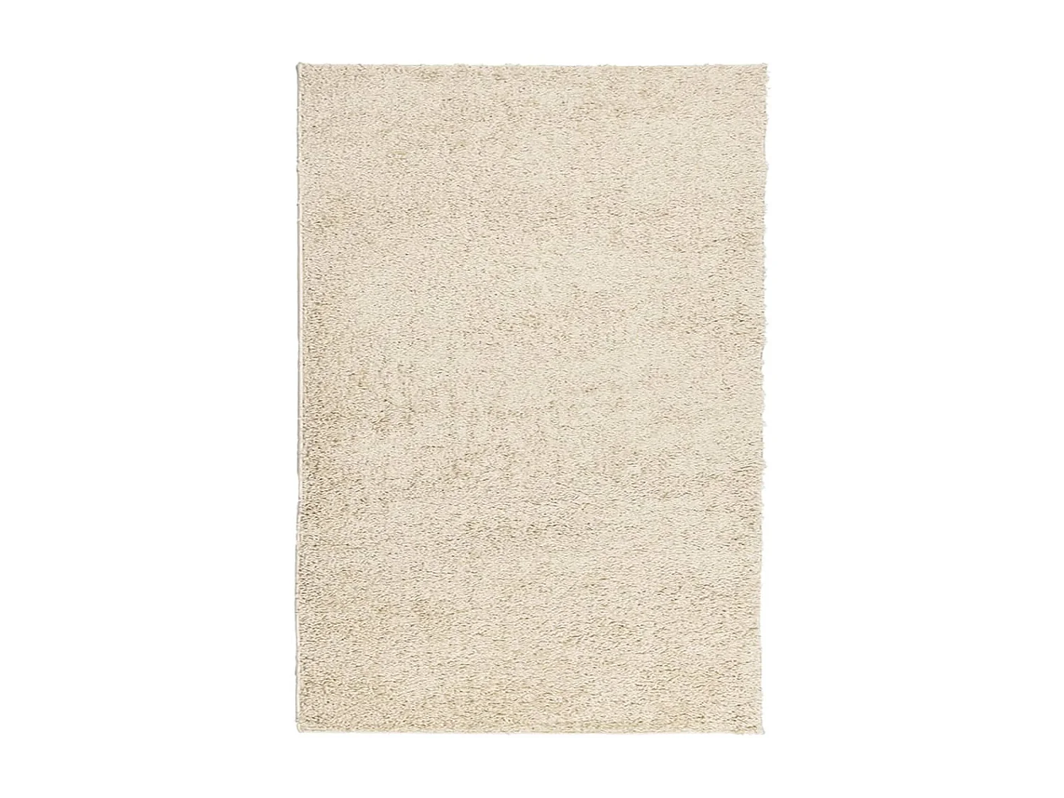 Tapis shaggy à poils longs moderne doré 120x170