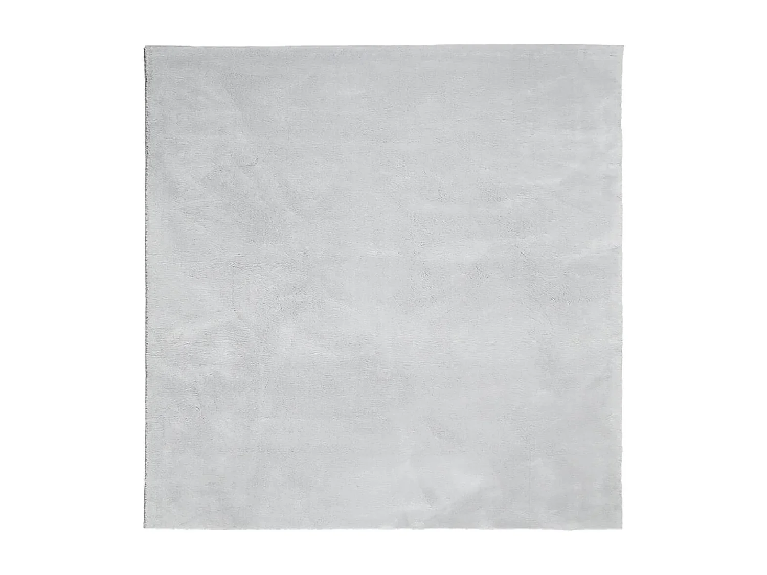 Tapis HUARTE à poils courts doux et lavable gris 120x120