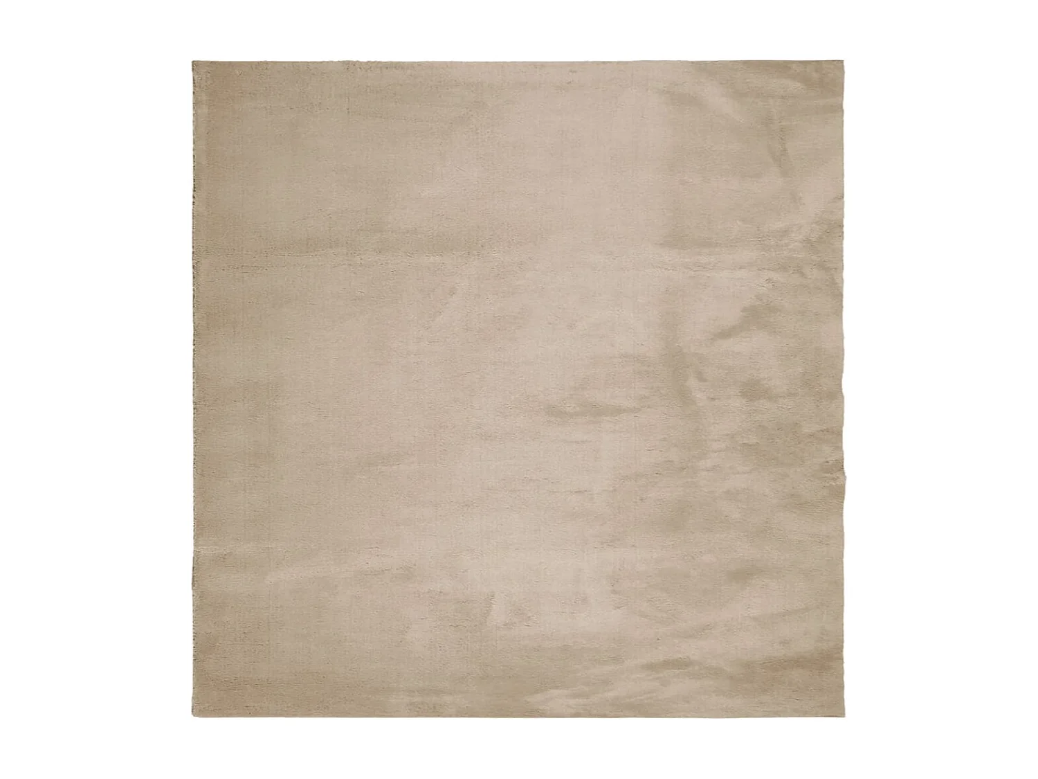 Tapis HUARTE à poils courts doux et lavable sable 240x240