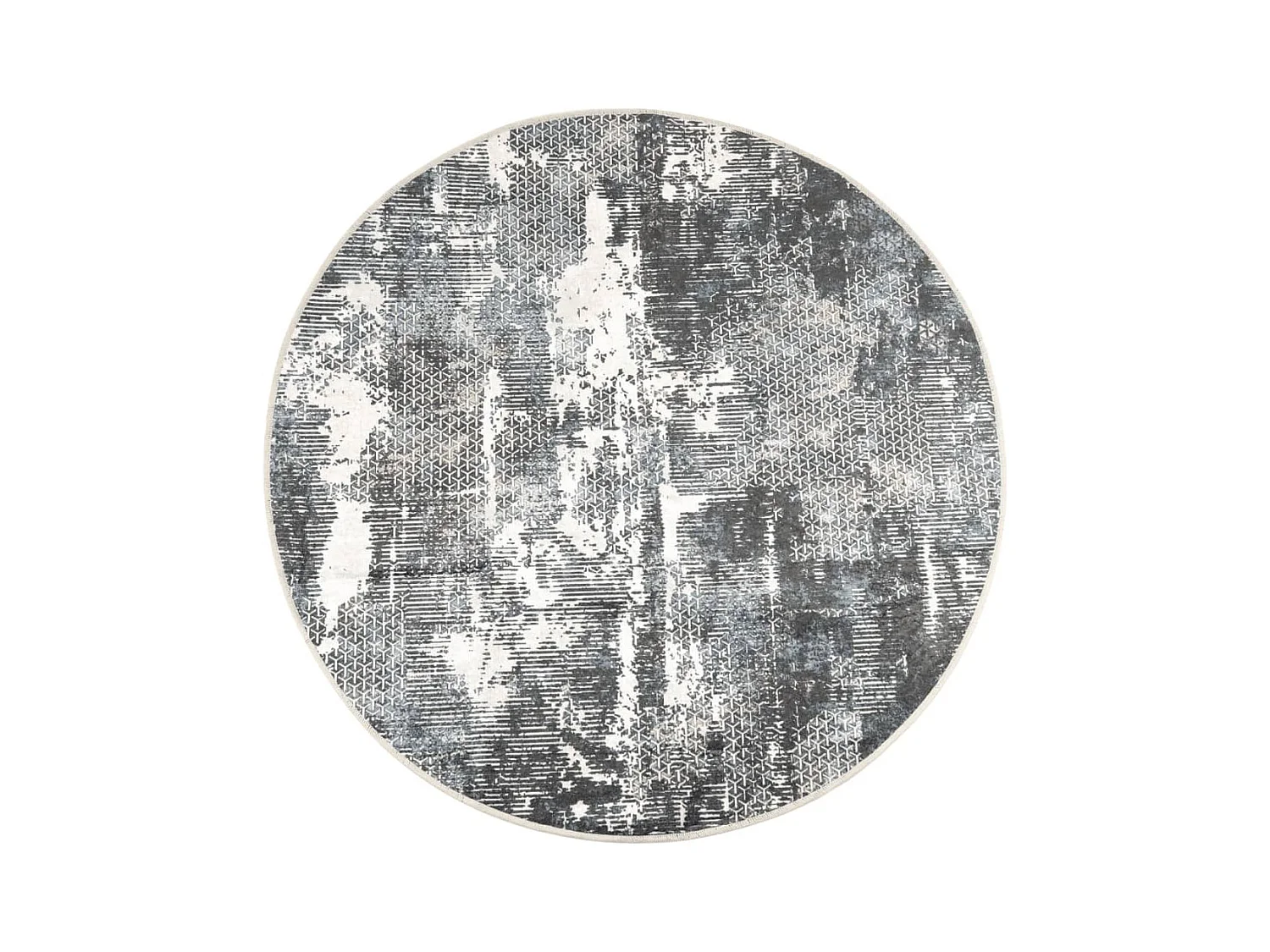 Tapis lavable multicolore Ø 120cm antidérapant