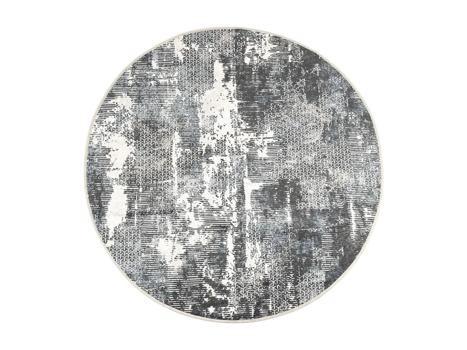 Tapis lavable multicolore Ø 120cm antidérapant