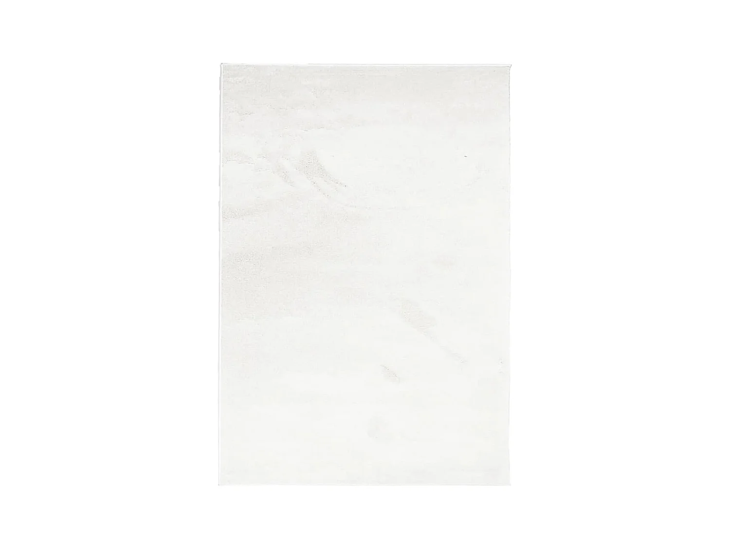 Tapis OVIEDO à poils courts crème 140x200
