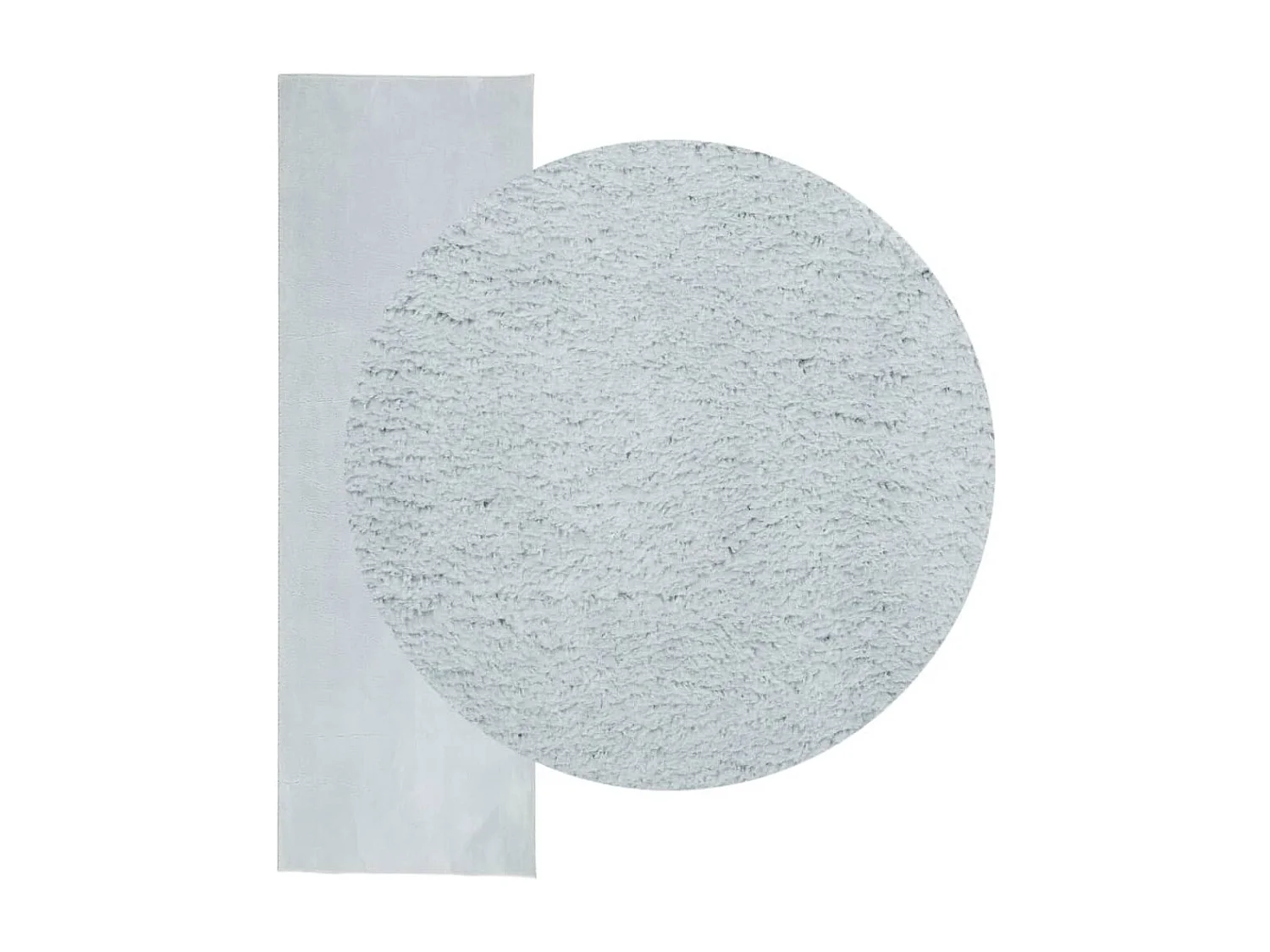 Tapis HUARTE à poils courts doux et lavable bleu 80x250