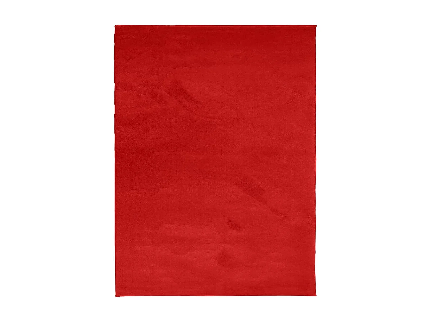 Tapis OVIEDO à poils courts rouge 240x340
