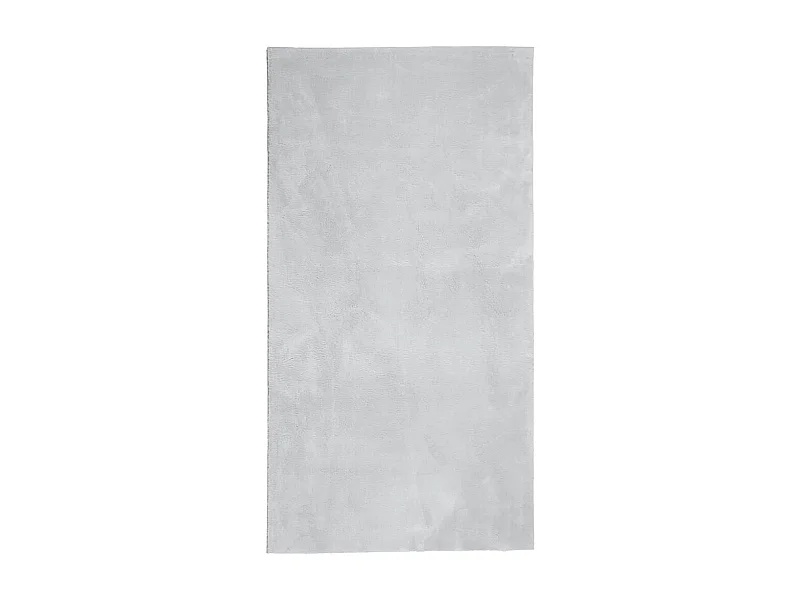Tapis HUARTE à poils courts doux et lavable gris 80x150