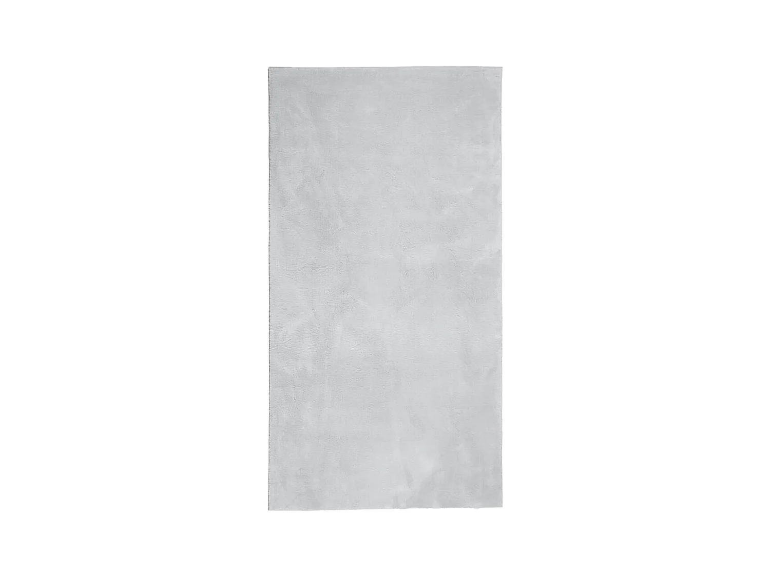 Tapis HUARTE à poils courts doux et lavable gris 80x150