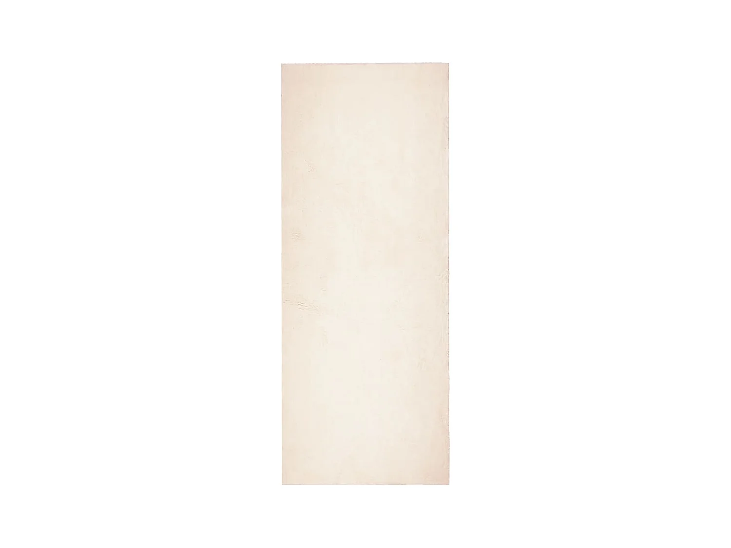 Tapis HUARTE à poils courts doux et lavable beige 80x200