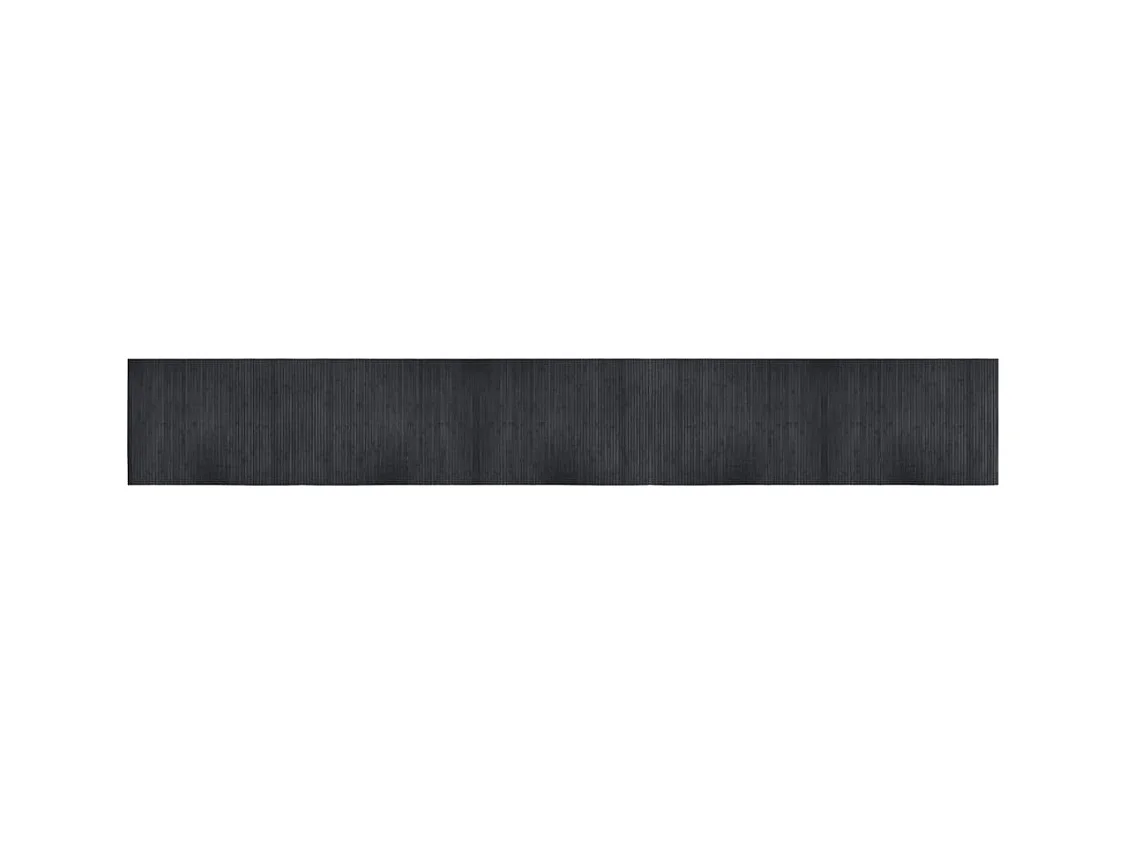 Tapis rectangulaire gris 70x500 bambou