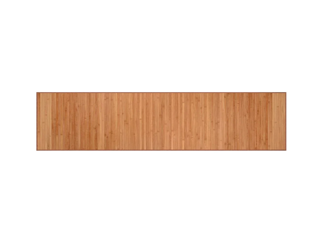 Tapis rectangulaire naturel 70x300 bambou