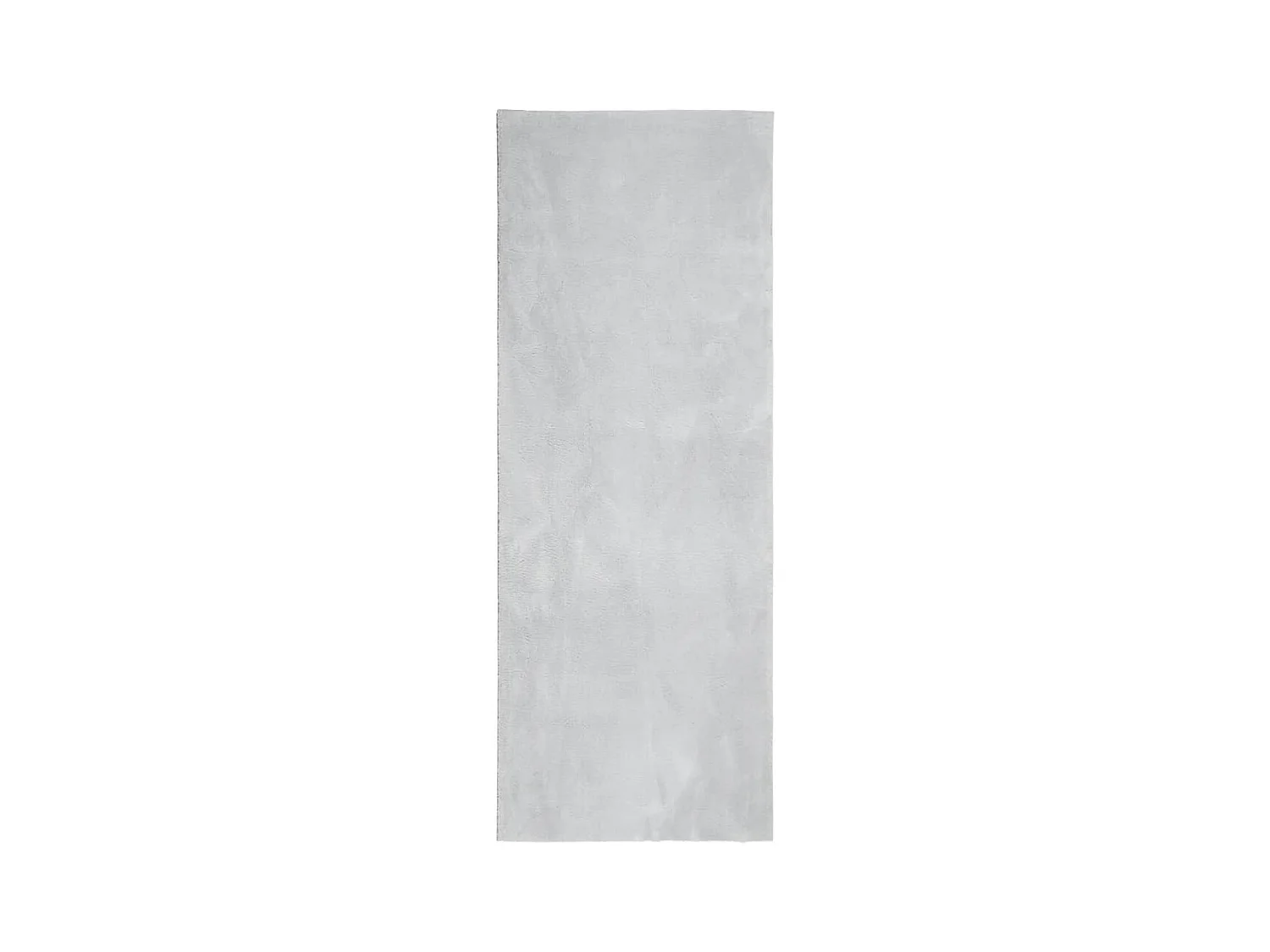 Tapis HUARTE à poils courts doux et lavable gris 80x200