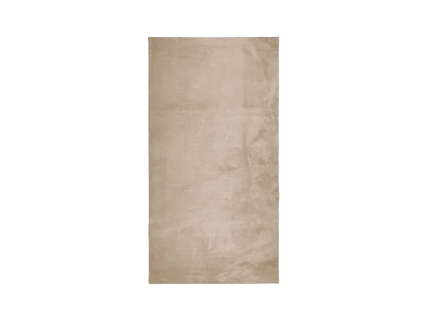 Tapis HUARTE à poils courts doux et lavable sable 80x150