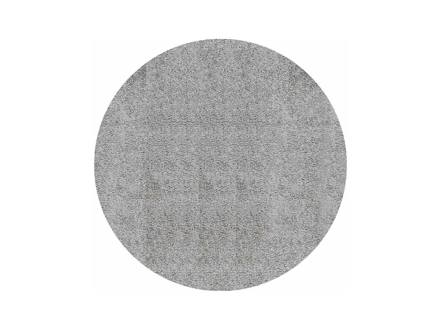 Vloerkleed PAMPLONA shaggy hoogpolig modern Ø 200 cm grijs