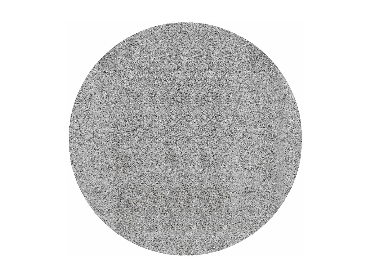 Vloerkleed PAMPLONA shaggy hoogpolig modern Ø 200 cm grijs