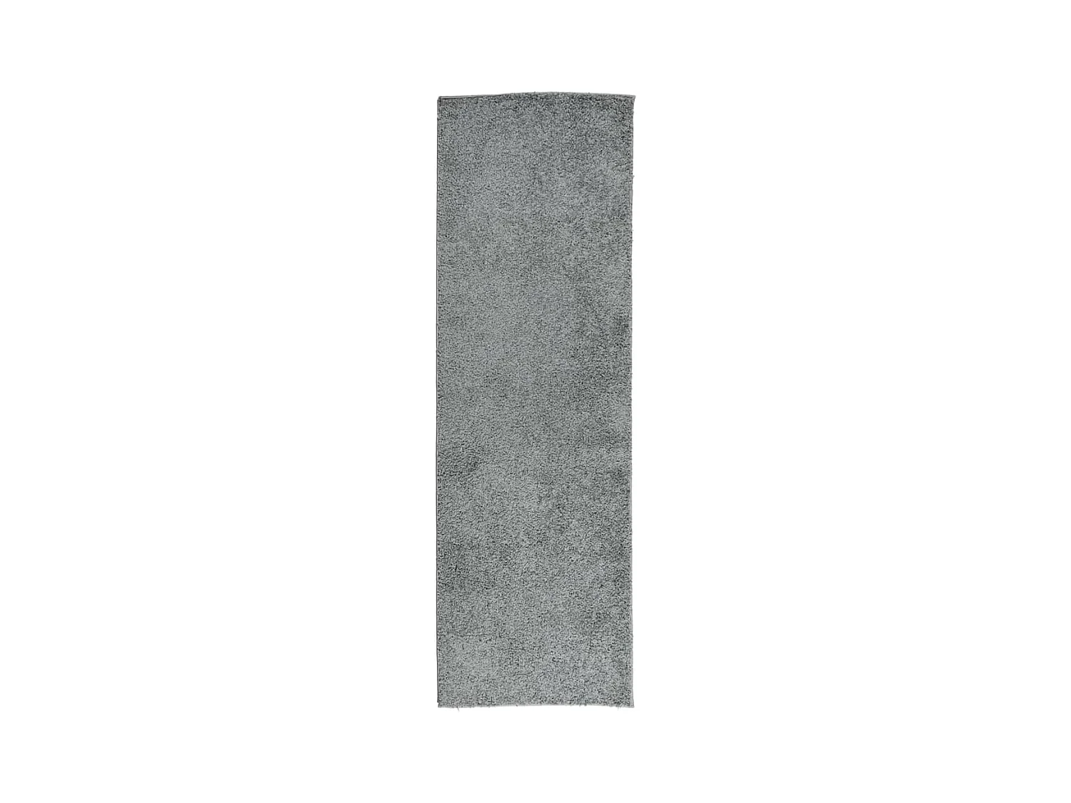 Tapis shaggy à poils longs moderne vert 80x250
