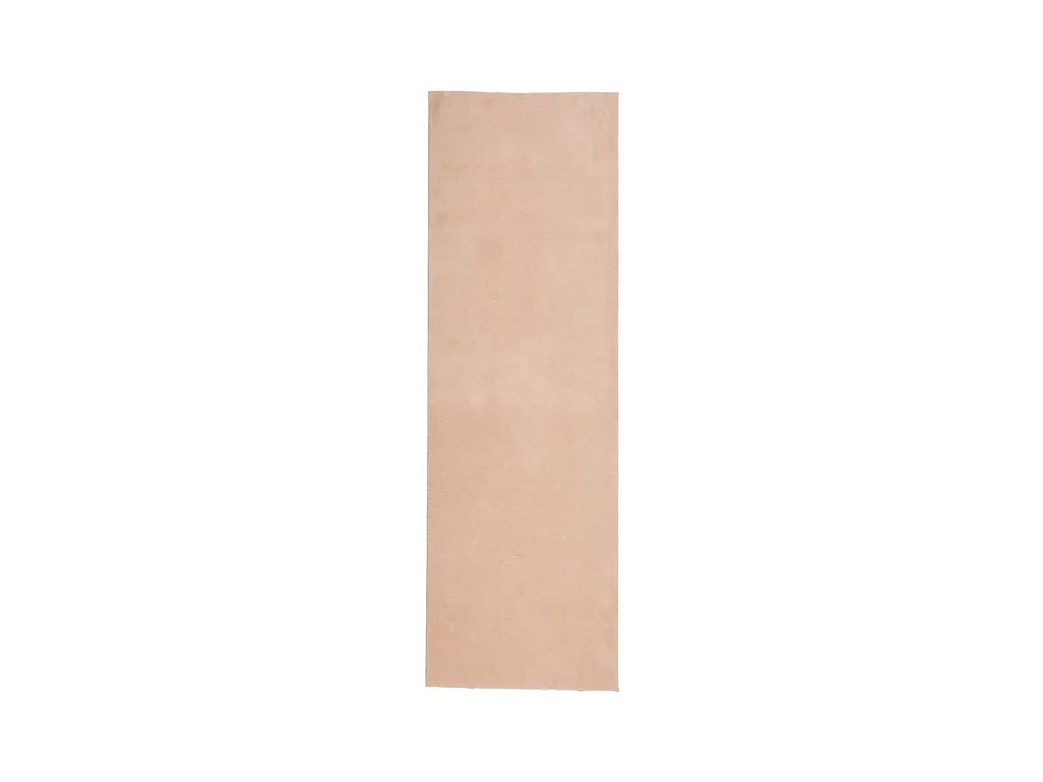 Tapis HUARTE à poils courts doux lavable rouge clair 80x250