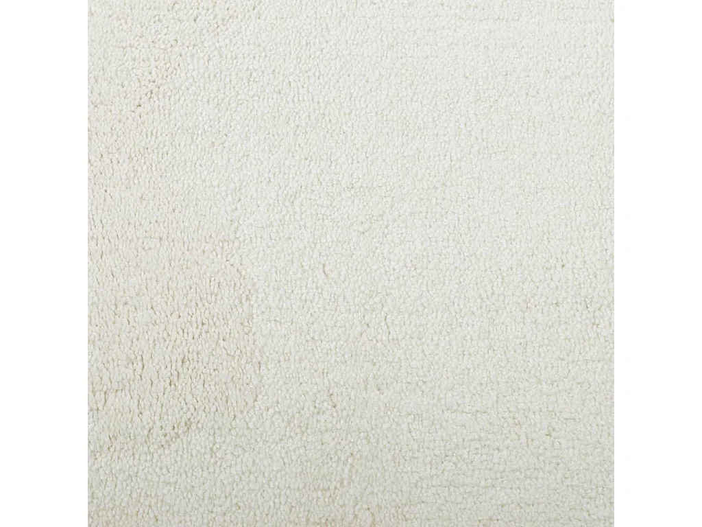 Vloerkleed OVIEDO laagpolig Ø 80 cm crèmekleurig