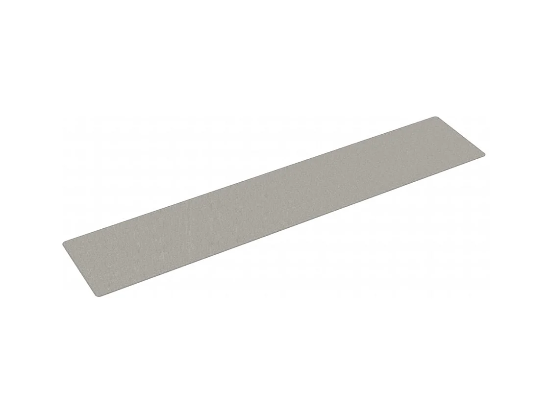 Tapis de couloir aspect sisal taupe 80x400
