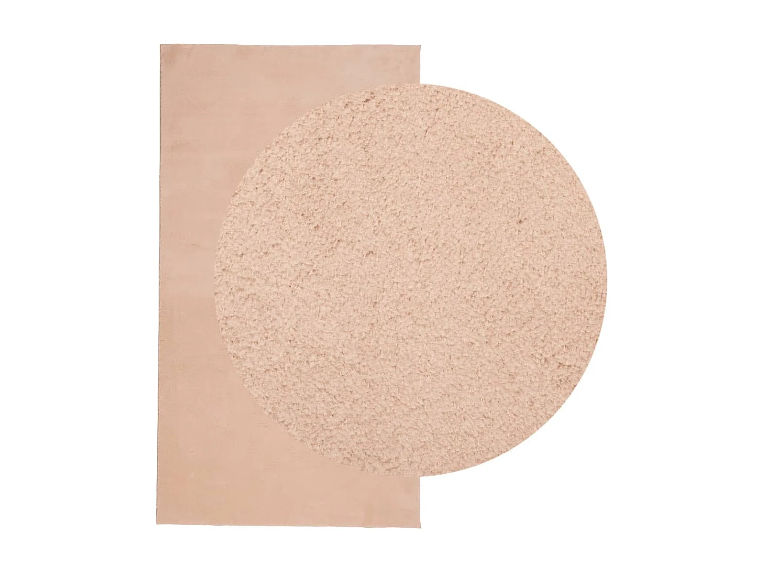 Tapis HUARTE à poils courts doux lavable rouge clair 60x110