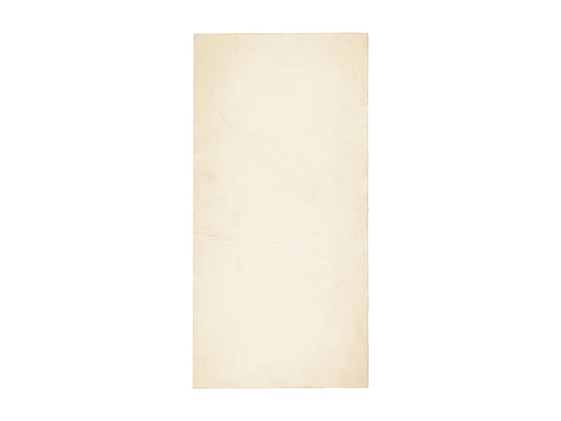 Tapis HUARTE à poils courts doux et lavable crème 100x200