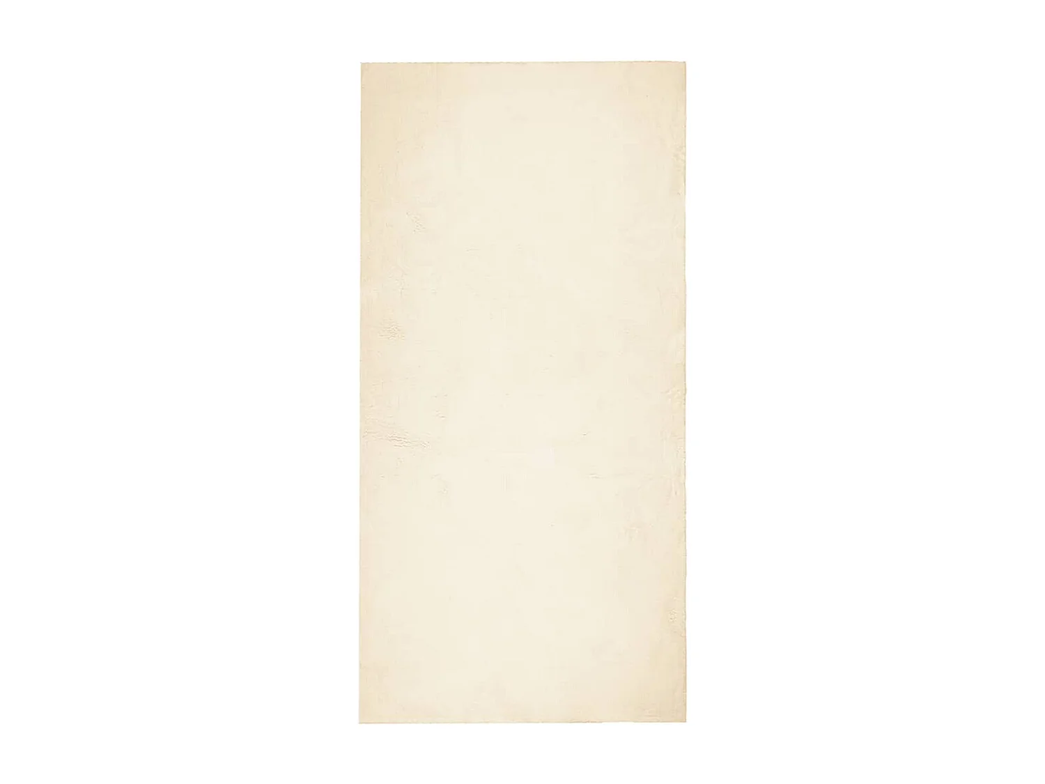 Tapis HUARTE à poils courts doux et lavable crème 100x200