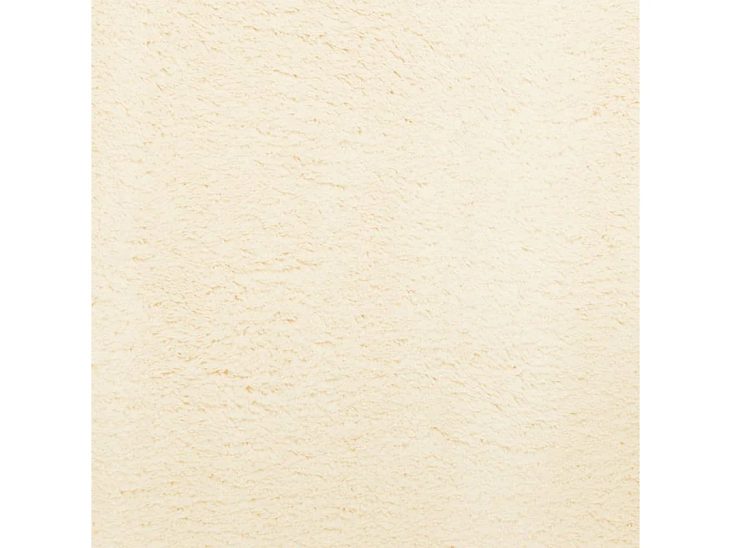 Tapis HUARTE à poils courts doux et lavable crème 100x200