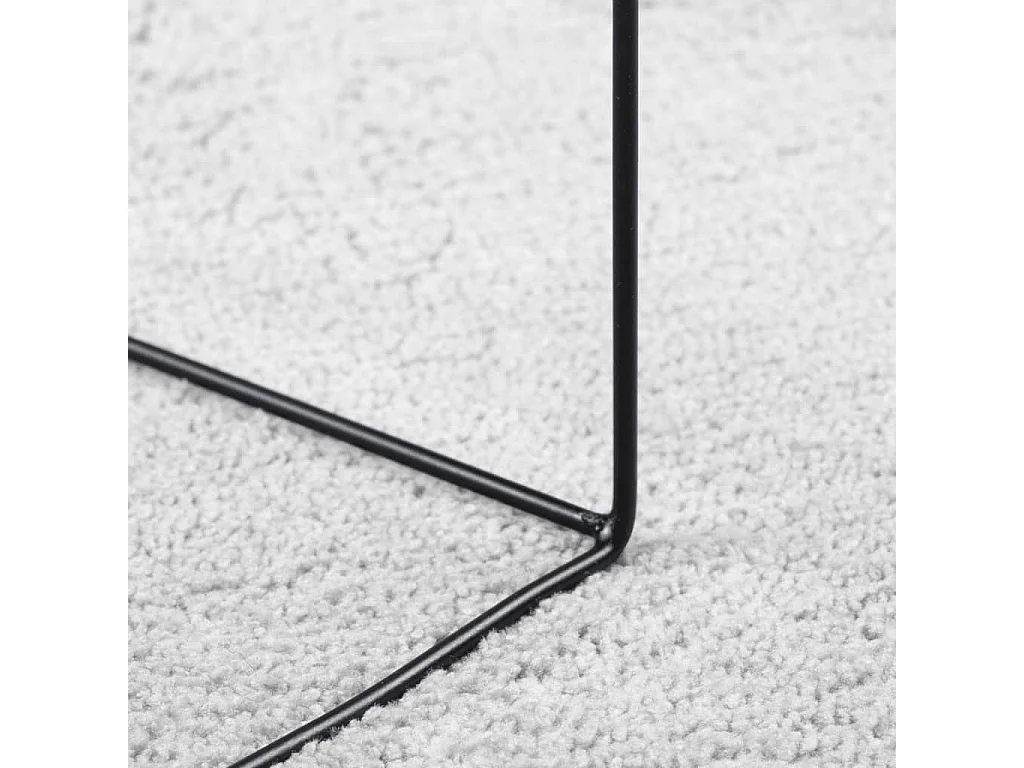 Tapis OVIEDO à poils courts gris 60x110