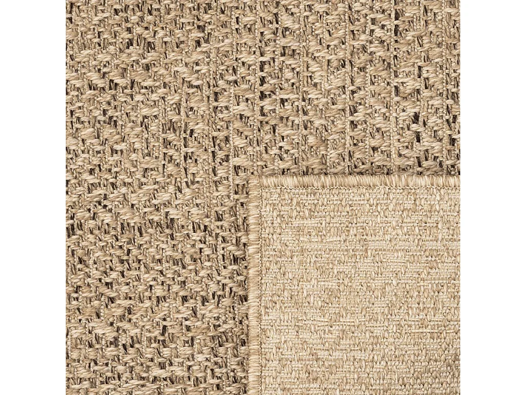 Tapis 80x150 aspect jute intérieur et extérieur