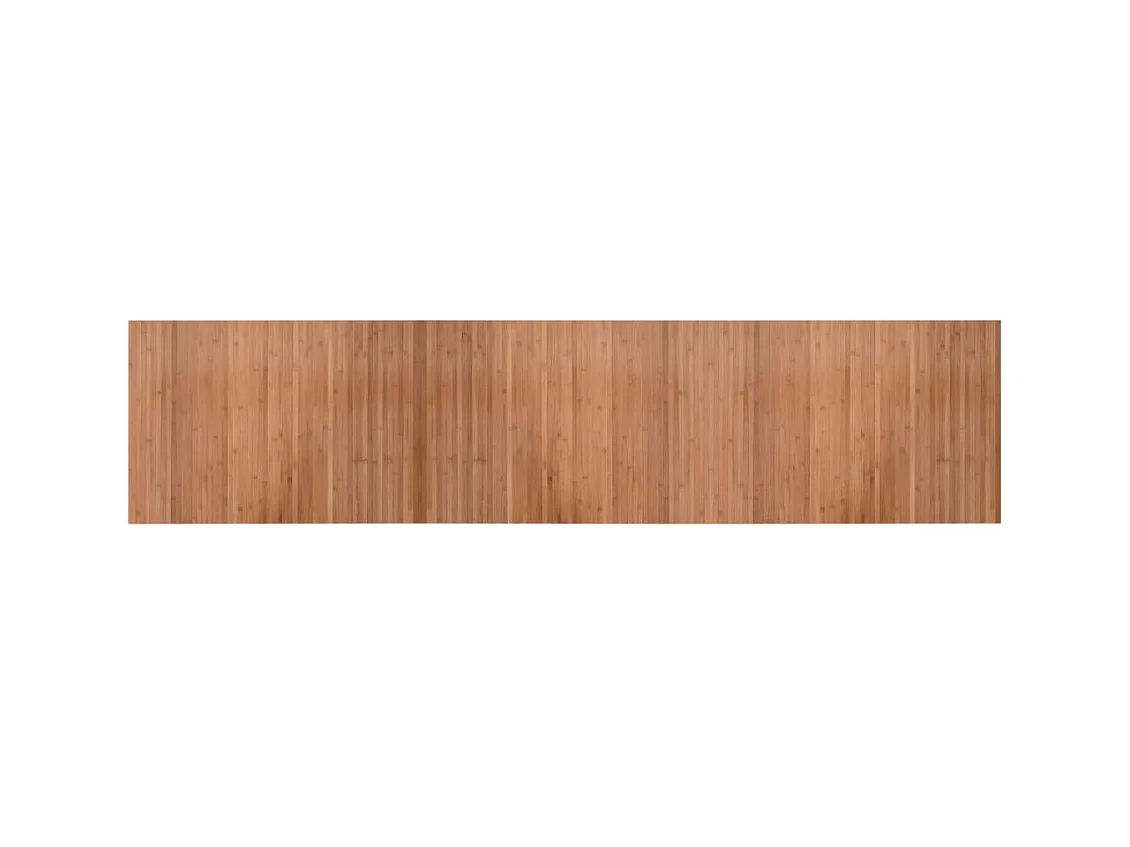 Tapis rectangulaire naturel 70x300 bambou