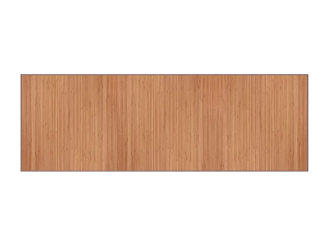 Tapis rectangulaire naturel 100x300 bambou