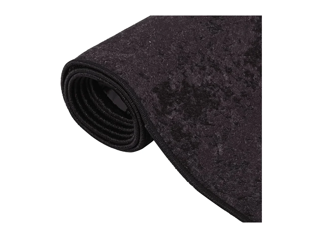 Tapis lavable anthracite 400x300 antidérapant