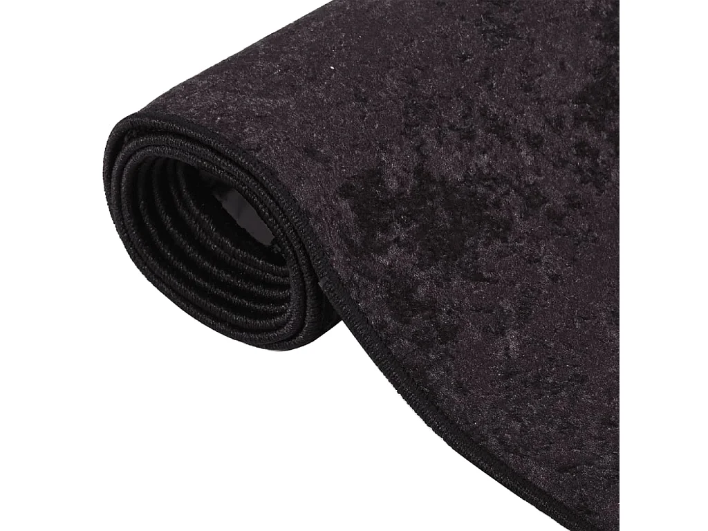 Tapis lavable anthracite 400x300 antidérapant