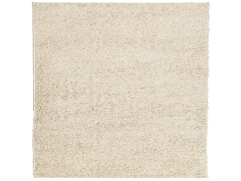 Tapis shaggy à poils longs moderne doré 240x240