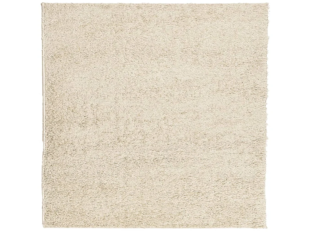 Vloerkleed PAMPLONA shaggy hoogpolig modern 240x240 cm goud