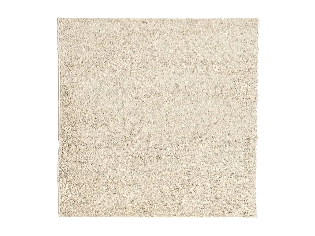 Tapis shaggy à poils longs moderne doré 240x240
