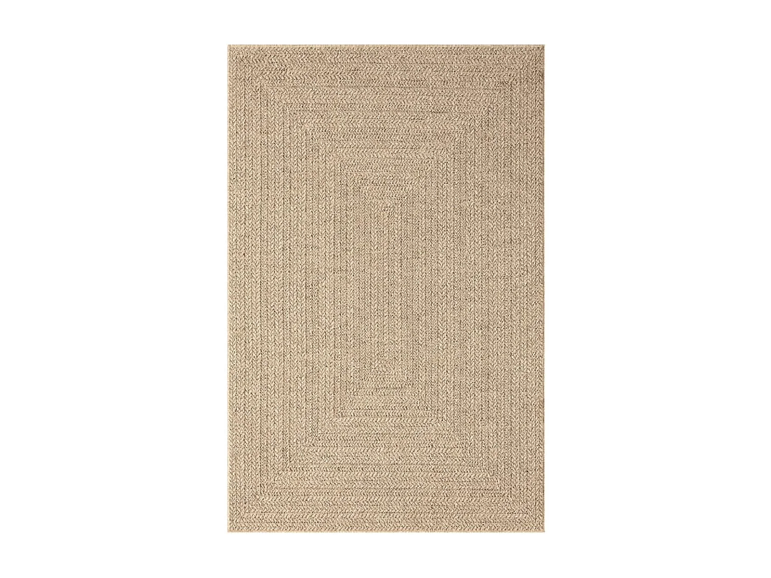 Tapis 160x230 aspect jute intérieur et extérieur