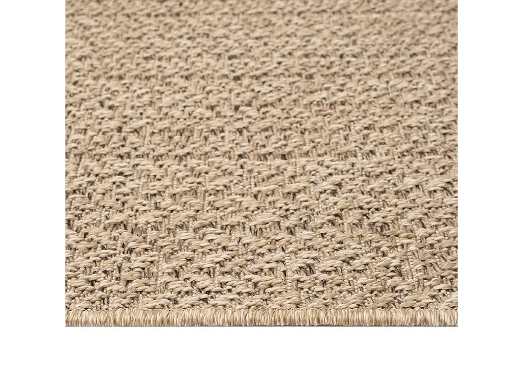 Tapis 160x230 aspect jute intérieur et extérieur