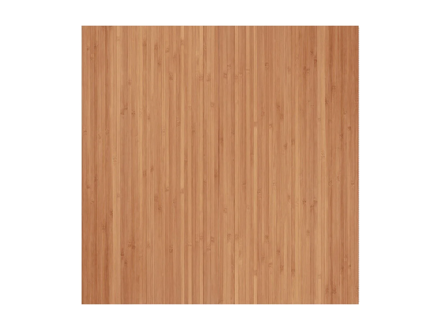 Tapis rectangulaire naturel 100x100 bambou