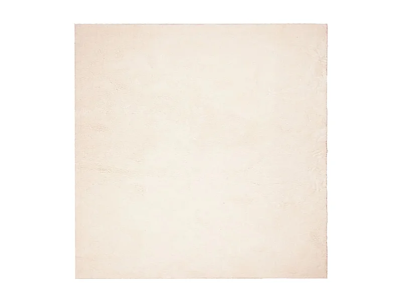 Tapis HUARTE à poils courts doux et lavable beige 200x200