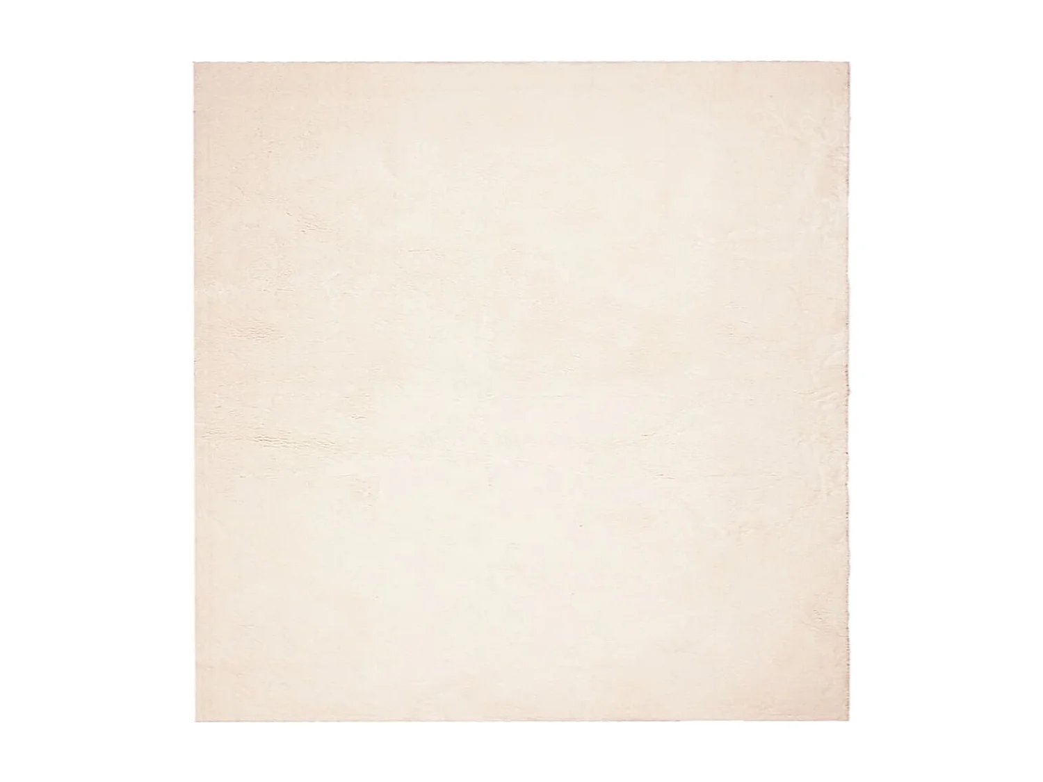 Tapis HUARTE à poils courts doux et lavable beige 200x200