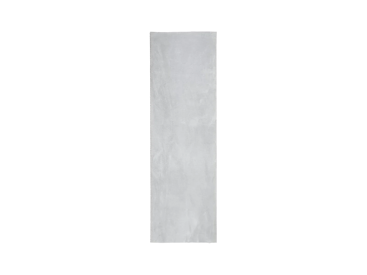 Tapis HUARTE à poils courts doux et lavable gris 80x250