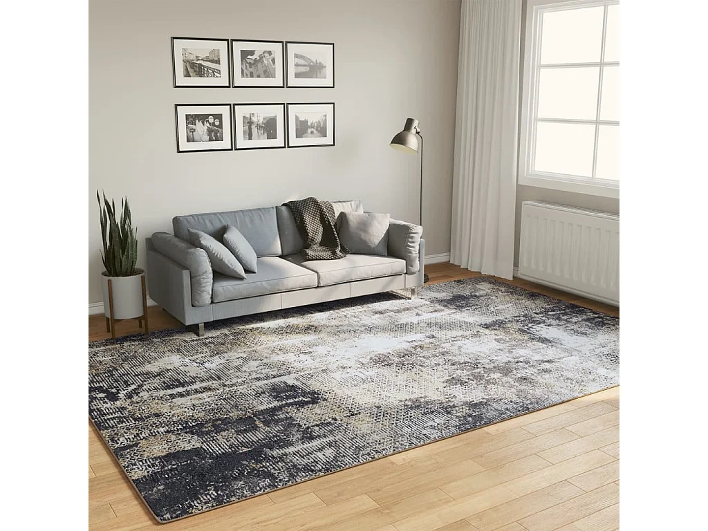 Tapis lavable multicolore 190x300 antidérapant