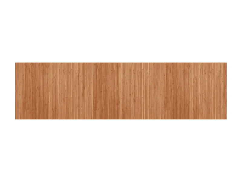 Tapis rectangulaire naturel 80x300 bambou