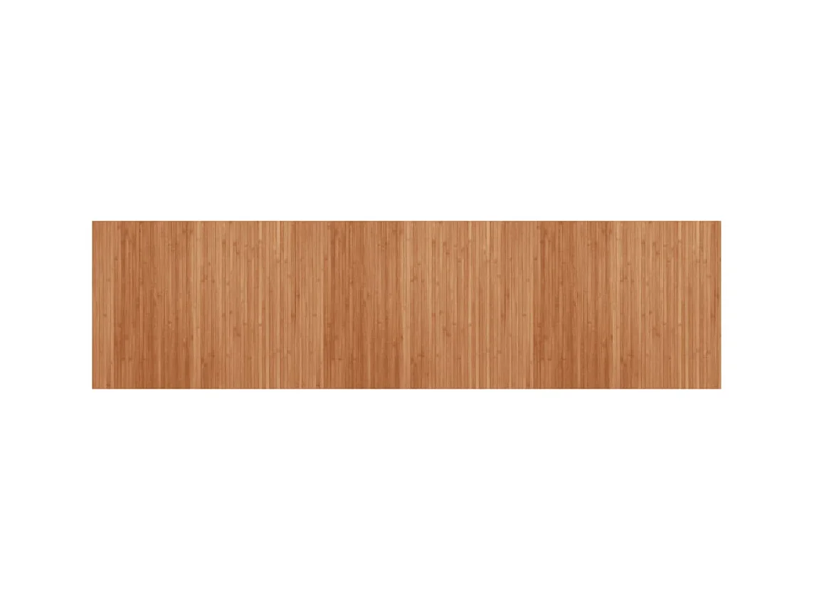 Tapis rectangulaire naturel 80x300 bambou