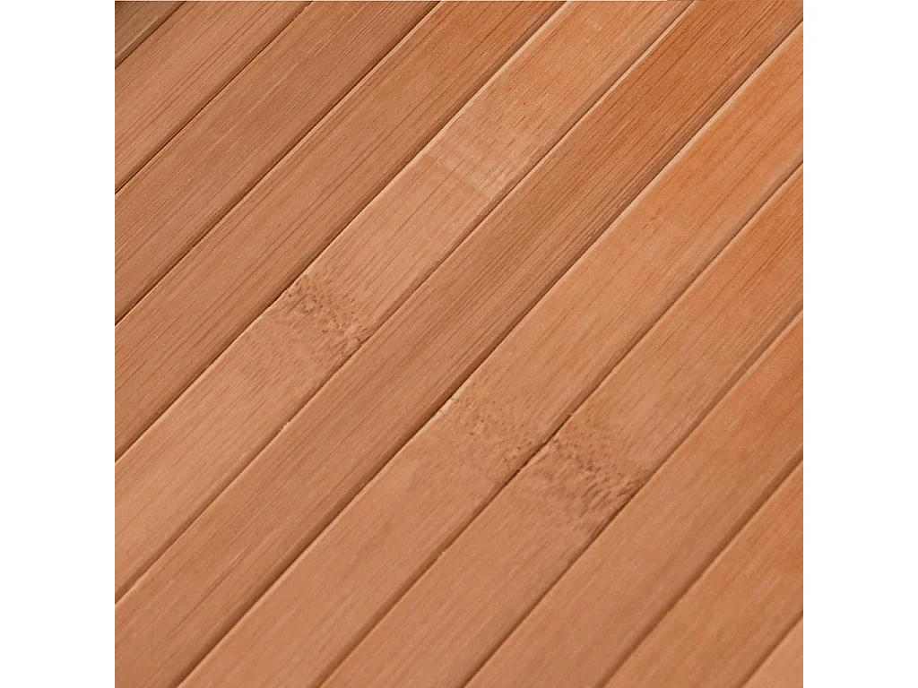 Tapis rectangulaire naturel 80x300 bambou